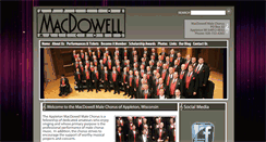 Desktop Screenshot of macdowellmalechorus.com