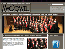 Tablet Screenshot of macdowellmalechorus.com